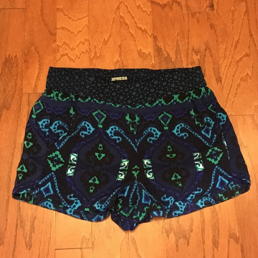 Express Patterned Shorts